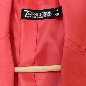 Salmon colored blazer